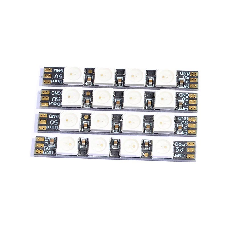 

5x39x2.5mm PANDARC LED0539 5V WS2812 4 Lights RGB Programmable LED Board with 100mm Power Cable for FPV Racing Drones DIY Parts
