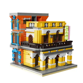 

Creator City Street View Cuban Town Mojito Mini Havana Cafe Building Blocks Bricks Store Model Kits Figures Toys for Kids Gift