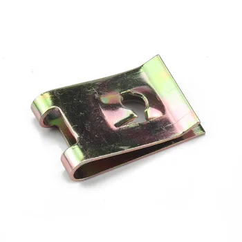 

110Pcs Auto Clips M6/M8/M10/M12 For Motorcycle Car U Clip Nut Kit Zinc Yellow Speed Fastener Mounting Clamp Clip Nut