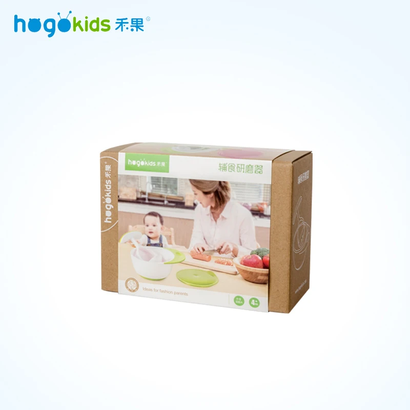 Hogokids Baby Food Mills Bowl Set Manual Grinding Dishes Infant baby food maker Tool Feeding Bowl Baby Fruit food processor