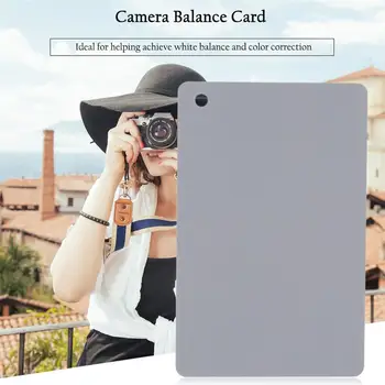 3 w 1 kieszonkowy aparat cyfrowy 18 Wit zart Grijs Balance Kaarten z smycz na szyje do fotografii cyfrowej tanie i dobre opinie ACEHE CN (pochodzenie) Digital Gray Card Set