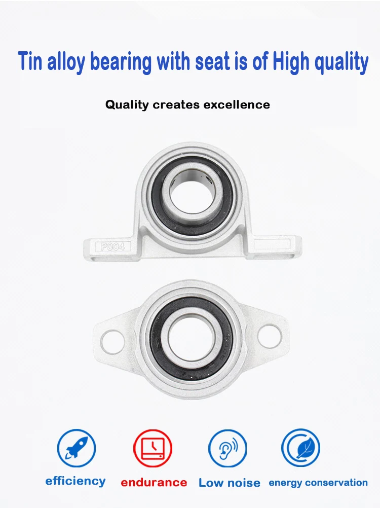 printer mini Zinc alloy housing pillow block bearing 12mm KP001