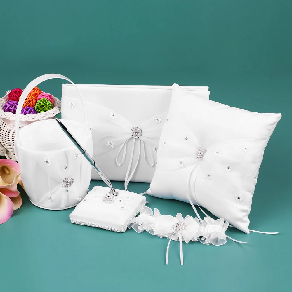 flower girl basket and ring pillow