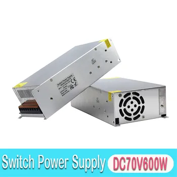 

Single Output 70V Power Supply DC 8.6A 600W Driver Transformer 110V 220V AC DC70V SMPS For Lighting Stepper Motor Machinery