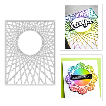 

Background 2020 Grid Rectangle Circle Frame New Metal Cutting Dies For DIY Scrapbooking Album Decorative Embossing Craft Die Cut