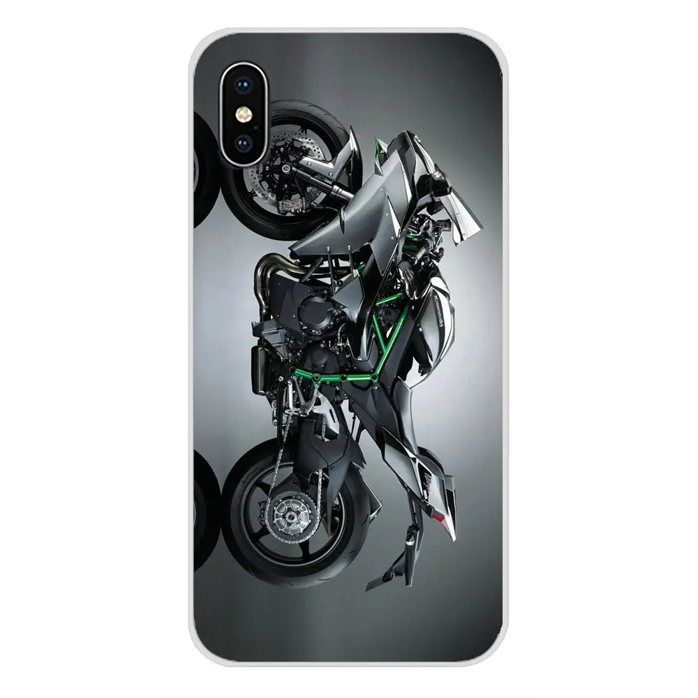 Kawasaki Ninja Zx R спортивные мотоциклетные Чехлы для мобильных телефонов для Apple IPhone X XR XS MAX 4 4s 5 5S 5C SE 6 6S 7 8 Plus ipod touch 5 6 - Цвет: images 3