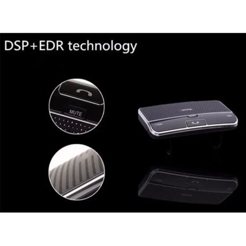 Balight беспроводной Bluetooth громкой связи динамик телефон MP3 автомобильный комплект солнцезащитный козырек клип-накопитель
