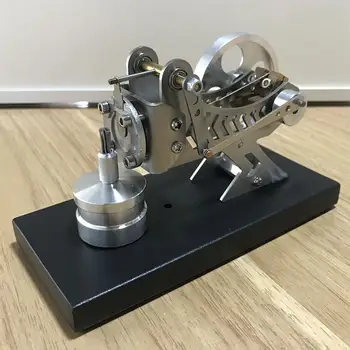 

Low Temperature Stirling Engine Motor Model Heat Steam Craft Model Education Ornament Gift DIY Toy For Kids Toy Discovery H0X2