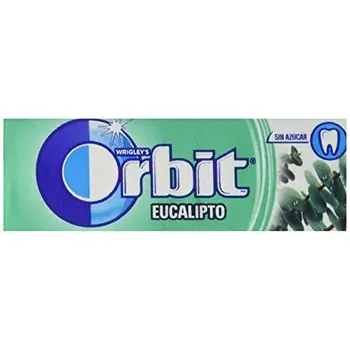 

Orbit chicle sin azúcar sabor eucalipto 10 grageas - [Pack de 15]