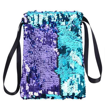 

Unisex Sequins Drawstring Wallet Small Pouch Bag Coin Purses Card Holder Fashion Bags