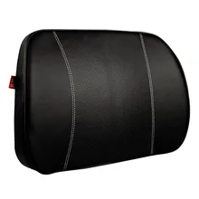 Кожаное офисное кресло с эффектом памяти из хлопкового волокна, поддержка поясничных сидений, подушка для спины, удобные и дышащие отверстия