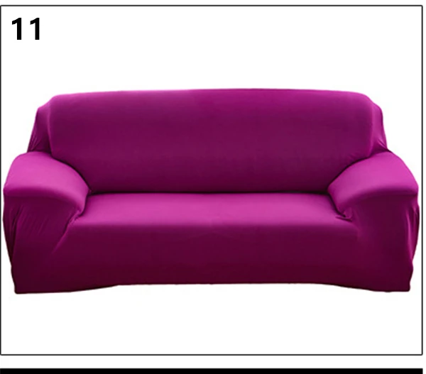 Серый цвет, эластичный диван, чехол для дивана, чехлы для дивана, чехлы для гостиной, секционный диван, чехол, кресло, мебель - Цвет: Fuchsia