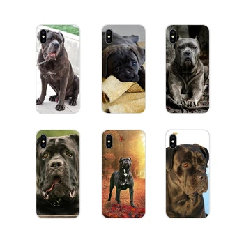 

For Huawei Honor 4C 5C 6X 7 7A 7C 8 9 10 8C 8S 8X 9X 10I 20 Lite Pro TPU Transparent Case Covers Italian dogs Cane Corso mastiff