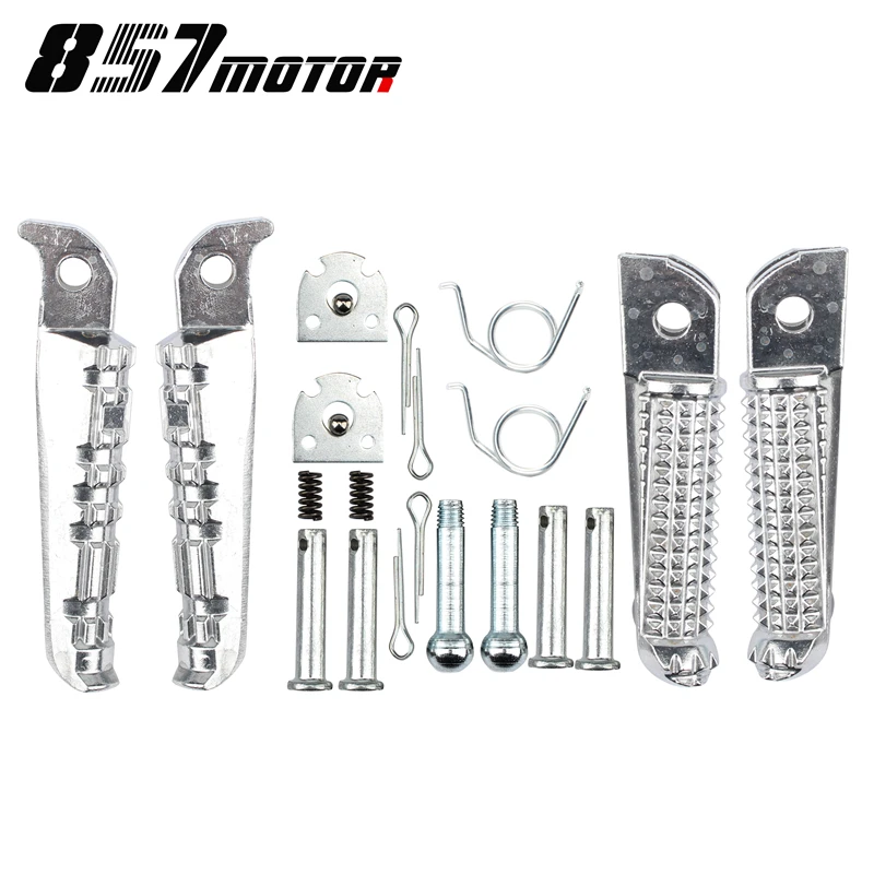 Motorcycle Front / Rear Footrests Foot pegs Foot Pedal Spring For YAMAHA FZ-09 MT09 MT07 MT03 MT10 R3 motorcycle accessories motorcycle foot pedals motorcycle footrests