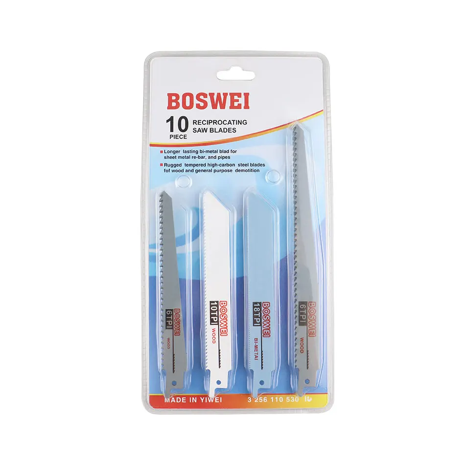 Comprar 10 Uds hojas de sierra de Jig hoja de sierra recíproca hoja de sierra de mano hoja de sierra de Saber para madera Metal Sierra alternante accesorios de herramientas eléctricas