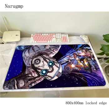 

borderlands mouse pad 800x400x4mm mats thick Computer mouse mat gaming accessories locked edge mousepad keyboard games pc gamer