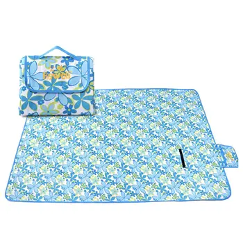 

Outdoor Waterproof Oxford Cloth Lawn Beach Family Park Picnic Mat 2x1.5M Green/Blue/Red For 3 People Foldable Mat
