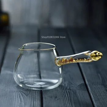 

Fair Cup Hide Golden Kung Fu Tea Have Part Utensils Defence Difficult To Handle Or Manage Trace A Design In Gold