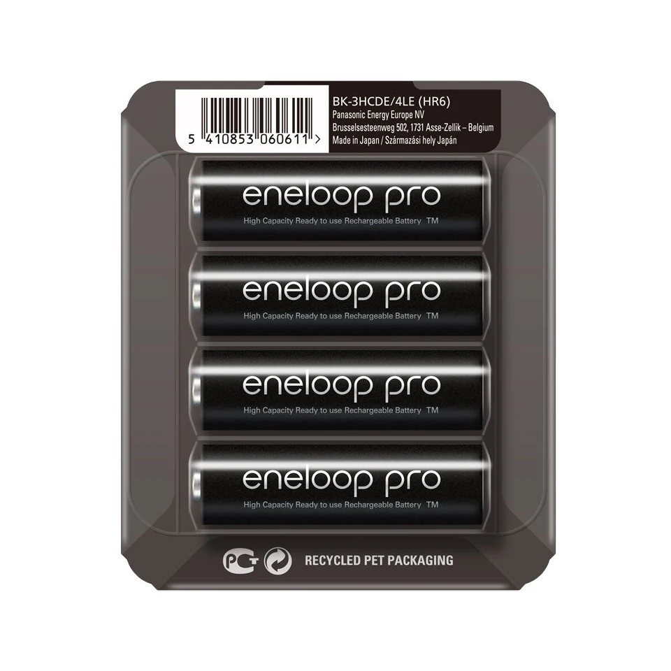 Аккумуляторы Panasonic eneloop pro(AA) BK-3HCDE/4LE