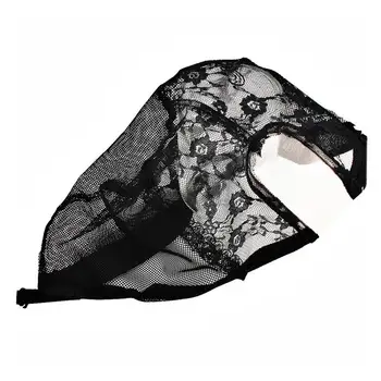 

1PC Portable Lightweight Breathable Stretch Black U Shape Lace Wig Cap Adjustable Wig Cap for Hair Weaving Making Wig