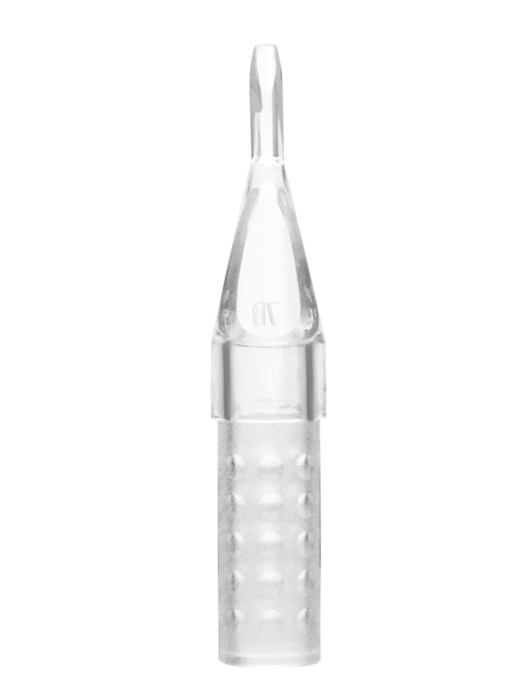 Premium Tattoo Disposable Tips With Sterilization Packaging Work Together With Tattoo Needle And Grips 50pcs Round Flat Diamond
