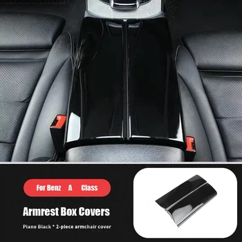 

Car Storage Box Panel Cover Armrest Box Panel for Mercedes Benz a Class 2019 A200L A180L Center Console Covers Decoration Sticke