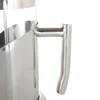 French Press Coffee Maker 4 Level Filtration System Heat Resistant Borosilicate Glass by Cafe Du Chateau 4