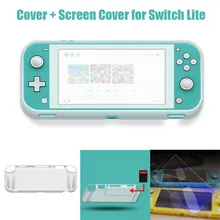Устойчив к царапинам стекло для ПК протектор экрана+ ТПУ защитный чехол для Ns switch Lite 40AUG7