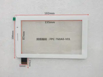 

Original 7 inch flat touch screen FPC-760A0-V01 V00 capacitive screen handwriting external screen