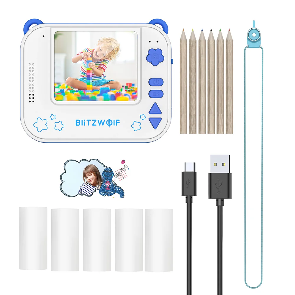 Photo Printer Children’s Video Camera Instant Print