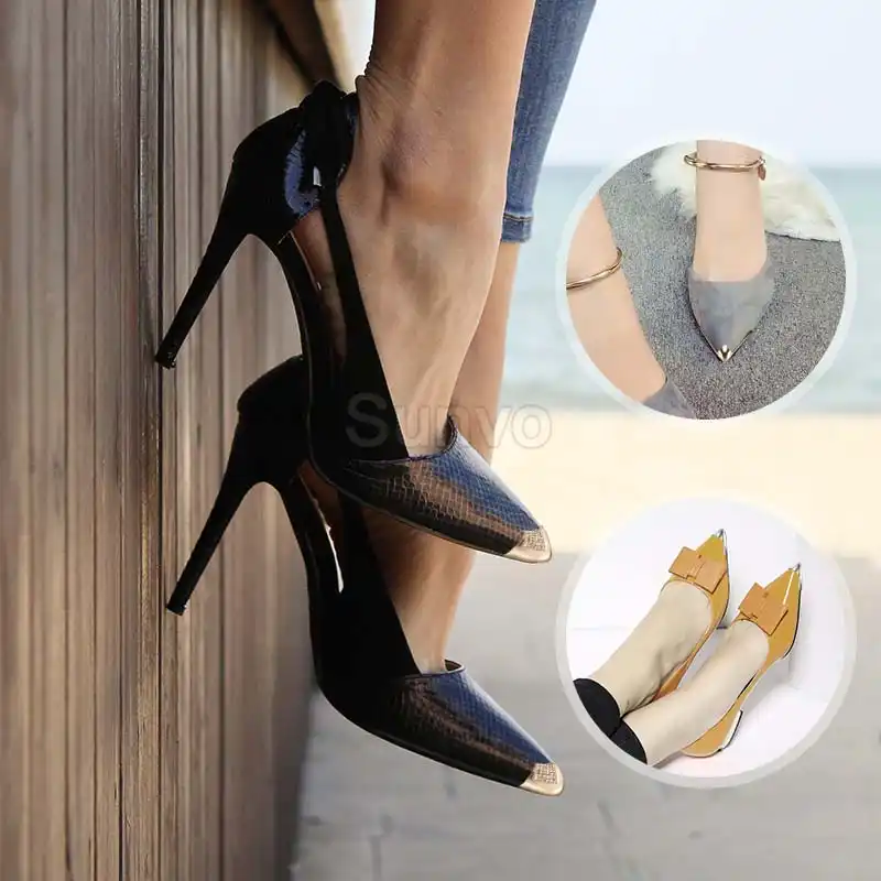 steel cap high heels