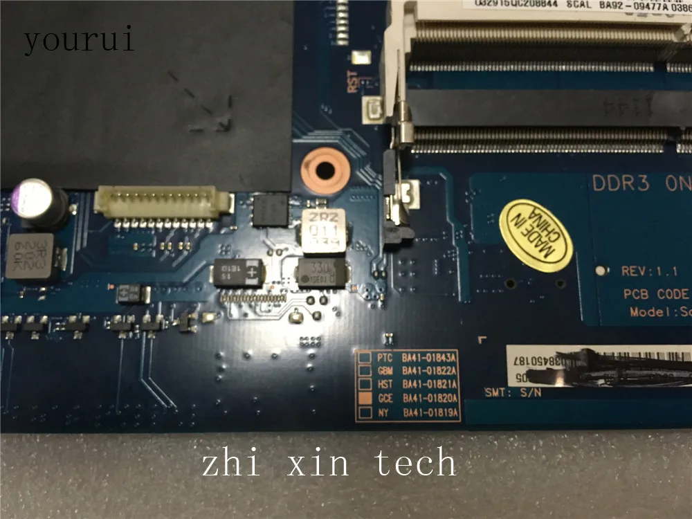 Yourui для samsung NP305E5A 305E5A Материнская плата ноутбука BA92-09477A BA92-09477B BA41-01820A материнская плата DDR3 Тесты ОК