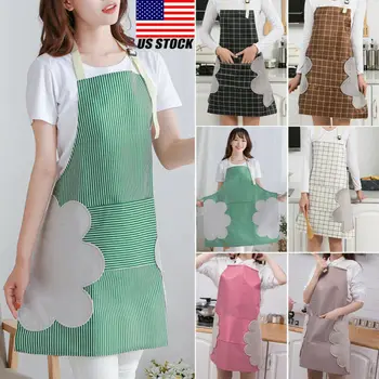 

Erasable Abrasion Hand Waterproof Kitchen oil-proof Apron Waist Female Restaurant Aprons Kitchen Utility Equipment Accessories