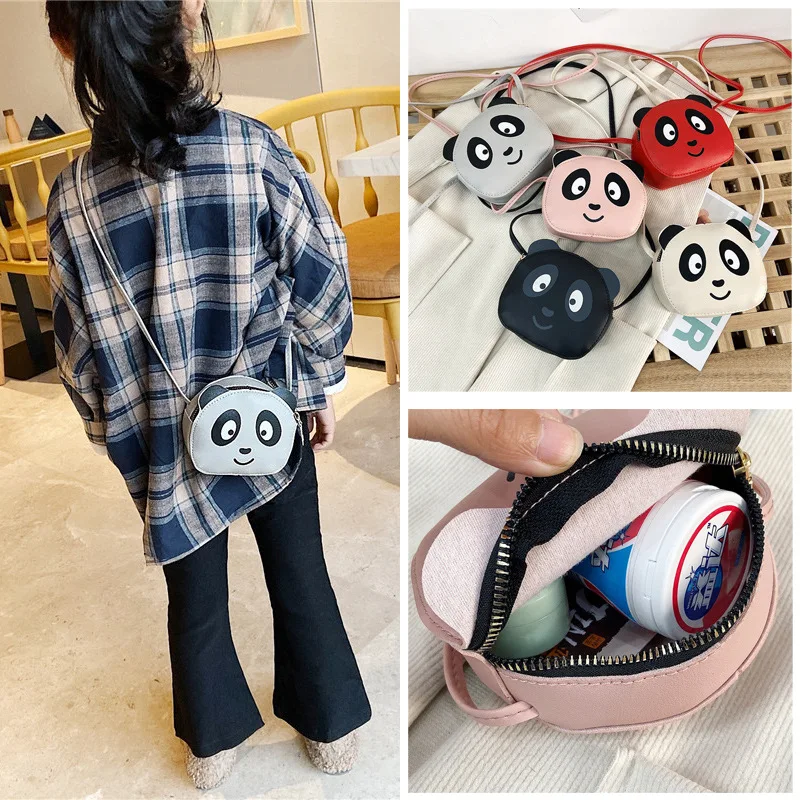 

CHILDREN'S Cartoon Shoulder Bag 2020 Spring New Style Bag Cute Panda Change One-Shoulder Bag