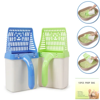 

Cat Litter Shovel Pet Cleaning Tool Durable Plastic Scoop Useful Cat Sand Cleaning Tools For Dogs Cats Pet Supplies