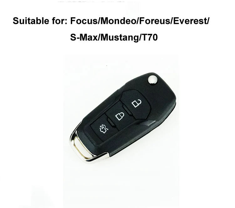 Чехол для автомобильного ключа из ТПУ для Ford Focus Mondeo Foreus Everest S-Max Mustang автомобильные аксессуары