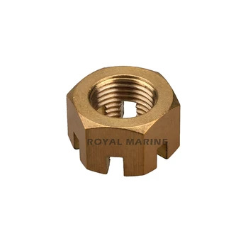 

09141-12005 Nut, Propeller Castle for Suzuki DT 9.9 - DT15 DF8A - DF20A (17MM) Outboard Engine Marine Parts