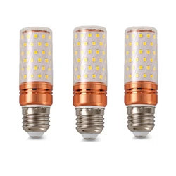 E27 E14 Corn Bulbs 12W 16W LED Corn Light Bulb 220V SMD2835 Chandelier Candle Lights Warm White 3000K For Home Industry Lighting