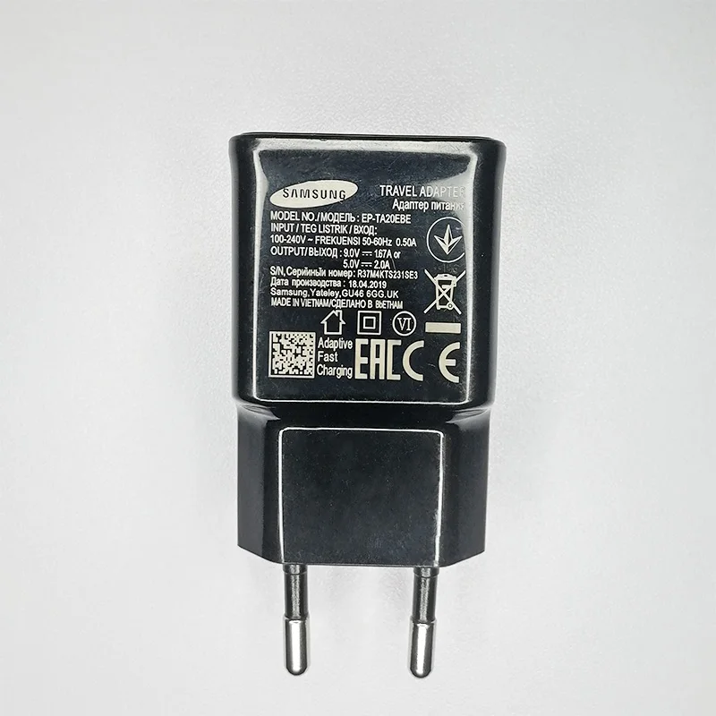 Samsung Адаптивное A50 быстрое зарядное устройство USB быстрый адаптер 1,2 M TYPE C кабель для Galaxy A30 A70 S8 S9 S10 Plus Note 8 9 10