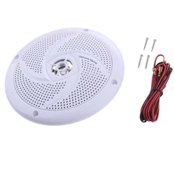 Haut parleur étanche 6.5 pouces, amplificateur Audio avec câble, pour bateau, voiture, klaxon, système sonore de bateau 