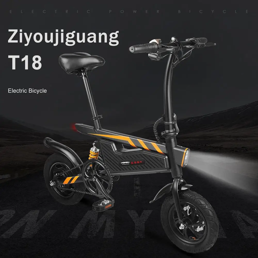 Best Portable Electric Scooter Folding 2 Wheels Electric Bicycle 15.74 Inch 250W 36V Max 25KM/H Adults Black Electric Bike Bicycle 8