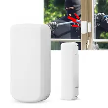 Sirene Alarme Sirena Alarma Беспроводная система охранной сигнализации 1 звуковой светильник сирена 1 Дверь Окно Магнитный датчик(JD11+ MC06A) Новинка