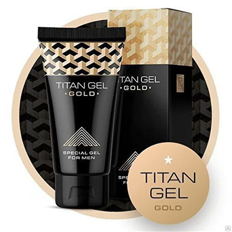 Гель TITAN крем для увеличения пениса золотой интимный гель мужчин помощь в член