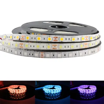 

5V 12V 24V RGB LED Strip Light,Waterproof 5050 5M Flexible RGB Led Strip Light,5 12 24 V Tape Led Strip lamp Tv Backlight Ribbon