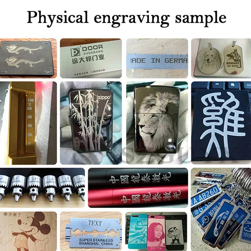 Commercial Fiber Laser Marking Machine Desktop laser engraving machine Metal coding machine diy jewelry plotter