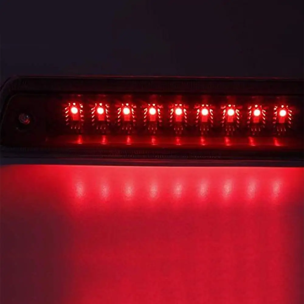 Автомобильный светодиодный задний светильник 3-го тормоза, пригодный для Ford F150 от 2009 до, светильник третьего тормоза с дымчатой крышкой