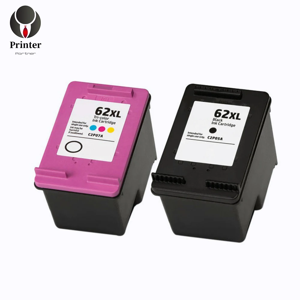 Printerpartner Premium Quality Ink Cartridge 62 For Hp 5540 5541 5542