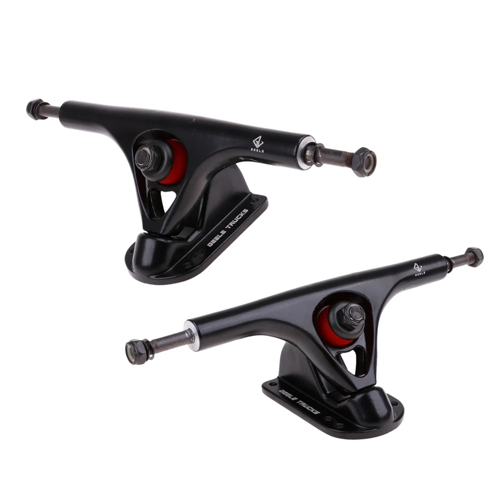 2pcs 7.25''/184mm Universal Replacement Durable Aluminum Alloy Longboard Trucks Set Skateboard Parts