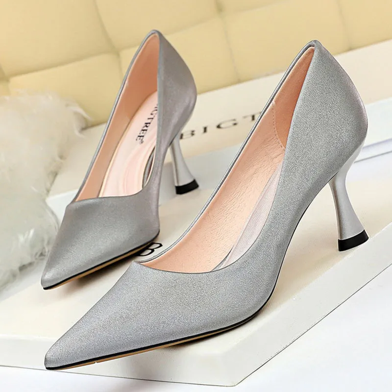 

Women Shoes Pointed Toe Women Pumps Casual High Heels Shoes Woman Wedding Shoes Hot Selling Zapatos Mujer