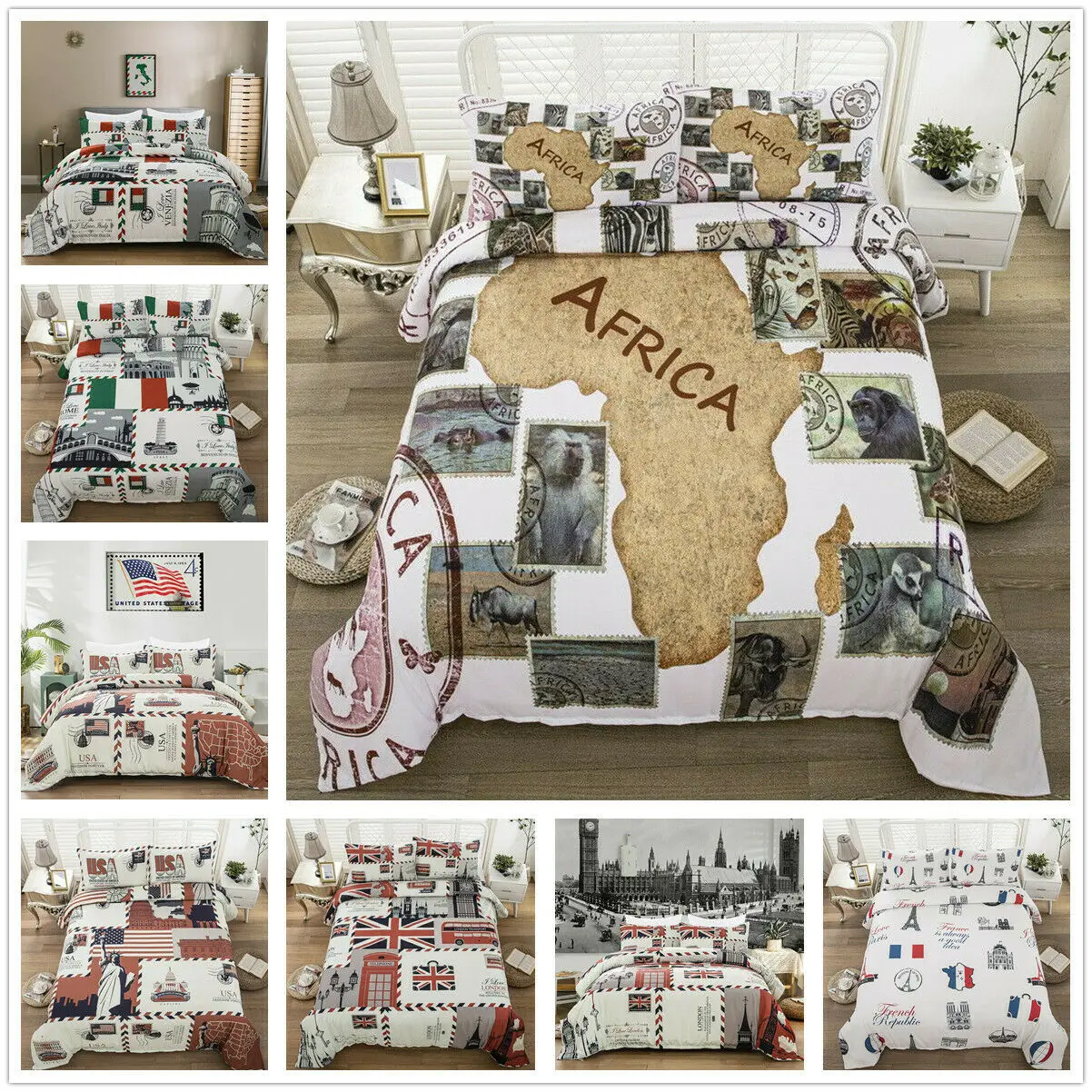  ǥ Stampes ħ Ʈ 2/3Pcs Duvet Ŀ & Pillowcase(s) Ȩ   3D μ ̺ Ŀ